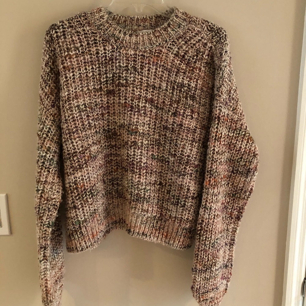 Intermix multi color pink sweater size Small